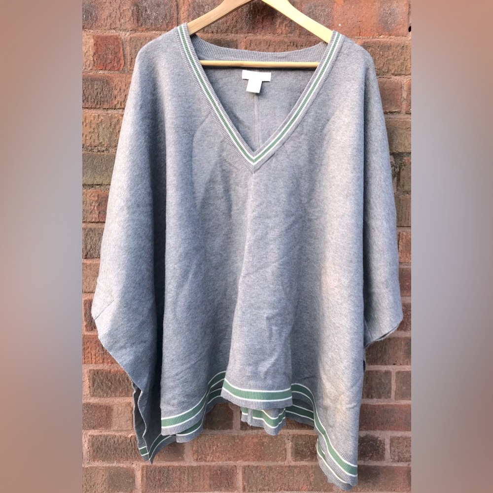 House of Harlow 1960 - Poncho - V Neck - Throw on - Jumper - One Size - Viscose - Picture 1 of 4